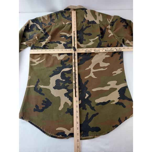 Winchester Men's Camo Hunting Button Up Embroidered Logo Shirt Medium - Picture 14 of 16